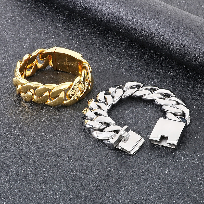 Bad B. Cuban Chain + FREE Matching Bracelet