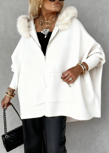 Aria Luxe Fur-Collar Tailored Jacket