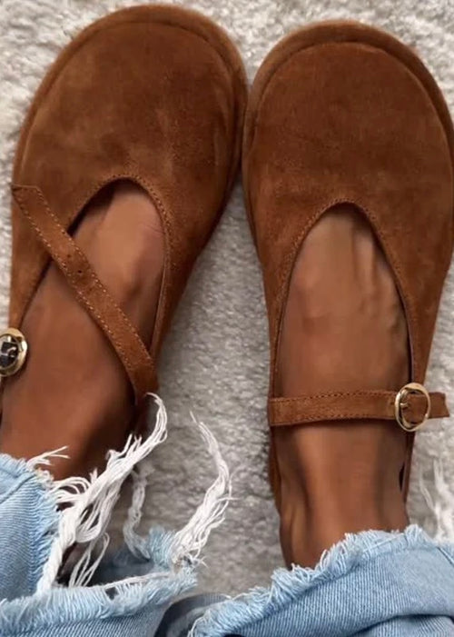 The Aurora Round-Toe Comfort Ballet Flats