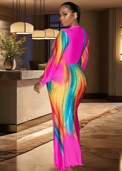 Vera Luxe Contour Maxi Dress