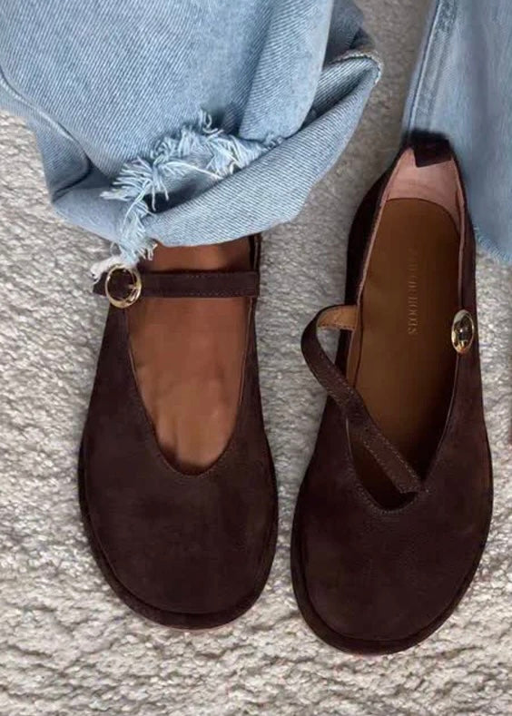 The Aurora Round-Toe Comfort Ballet Flats