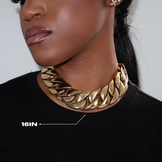 Bad B. Cuban Chain + FREE Matching Bracelet